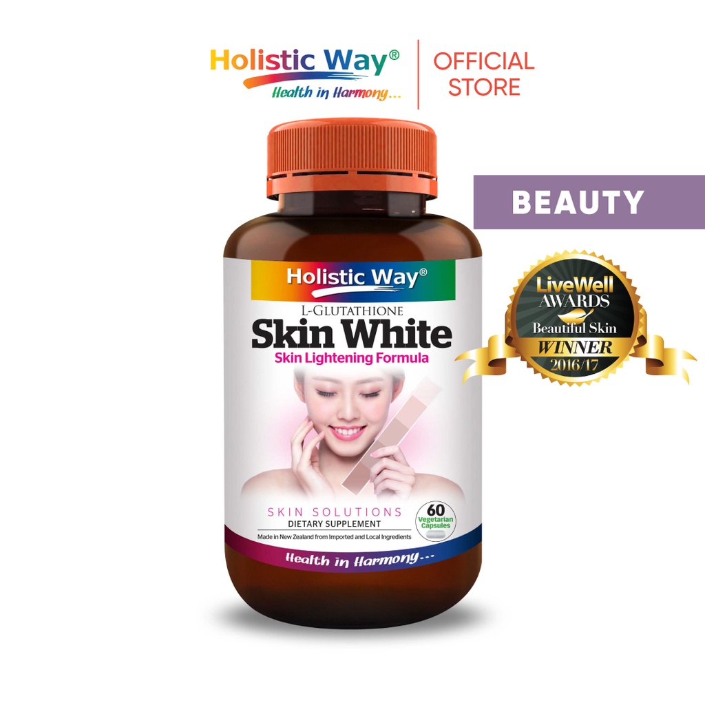 Holistic Way Skin White — Skin Lightening Formula (60 Veg. Caps)