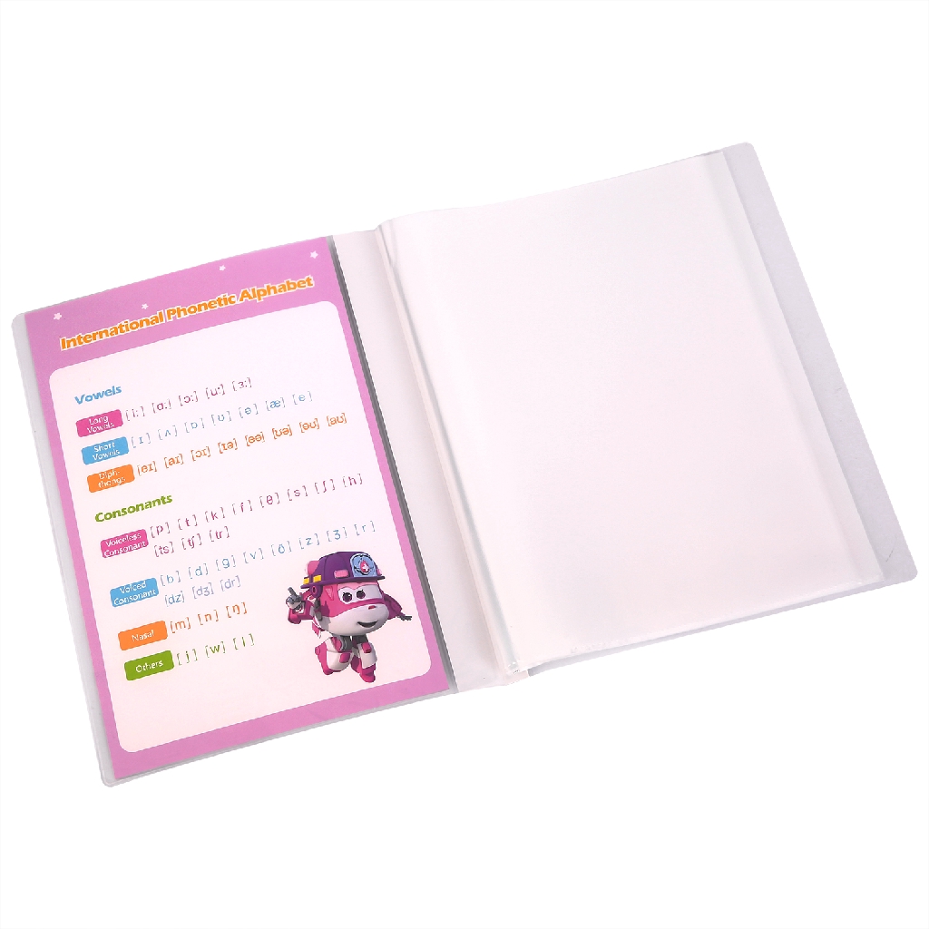 Deli Super Wings Display Book 0.75mm bahan PP, saku 0.03mm A4 2 Warna EZ55802