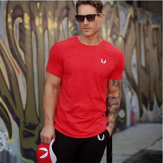 Brand New Fashion  Man Men Cool Tee Shirt Tops Short Sleeve Cotton T Shirts Men's Shirts Clothing Casual T Shirts