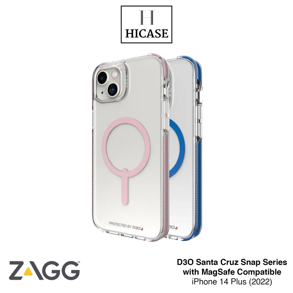 ZAGG Santa Cruz Snap Case with MagSafe for iPhone 15, iPhone 14, and iPhone  13