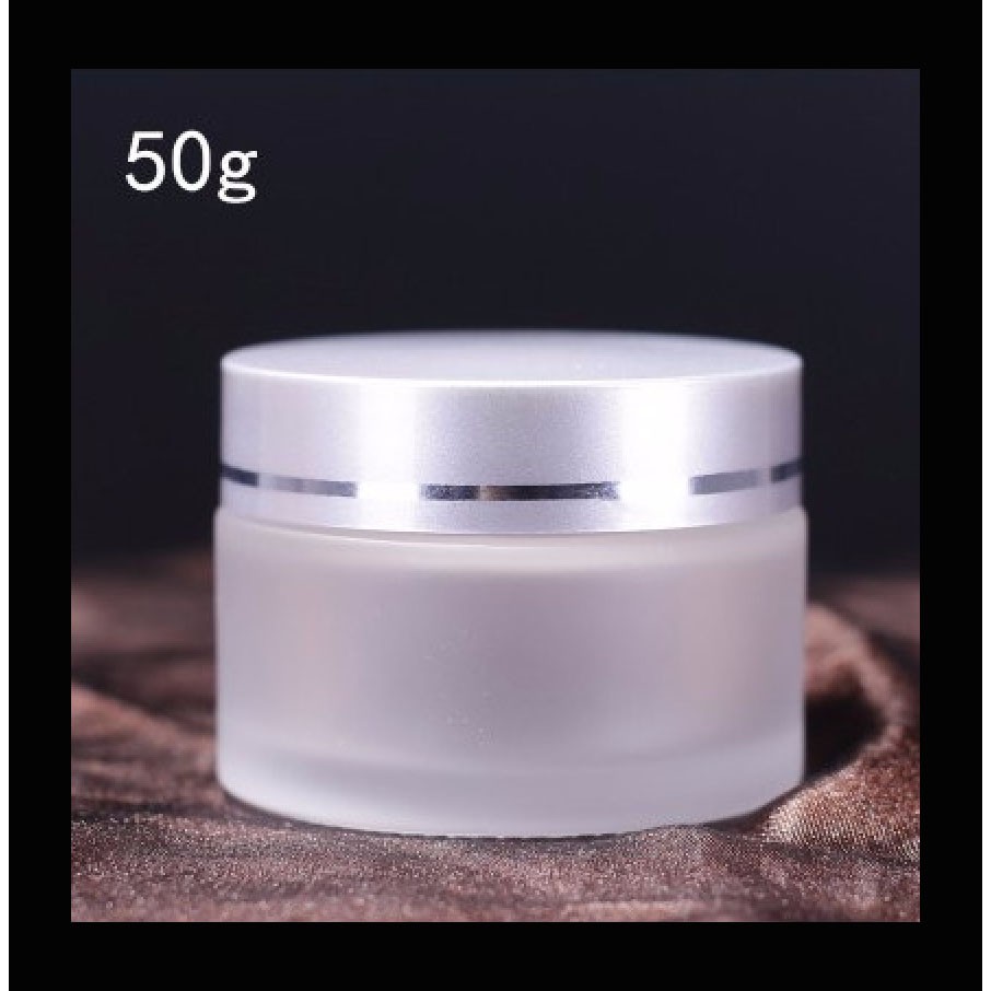 GLASS CREAM POT 50GR - COSMETIC BOTTLE | Shopee Singapore