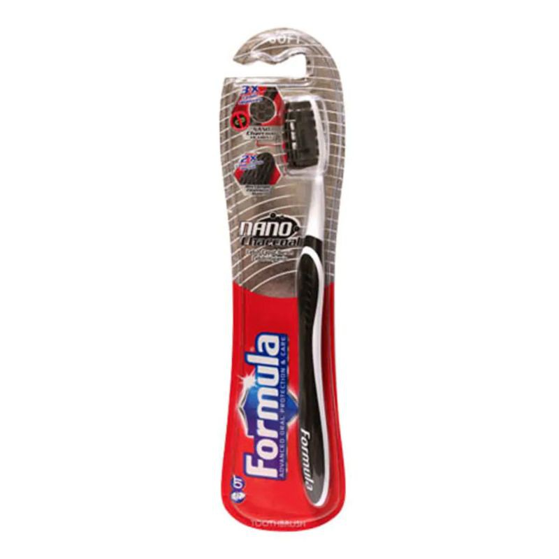 Formula Toothbrush Platinum Protector Nano Charcoal - Gambar 2