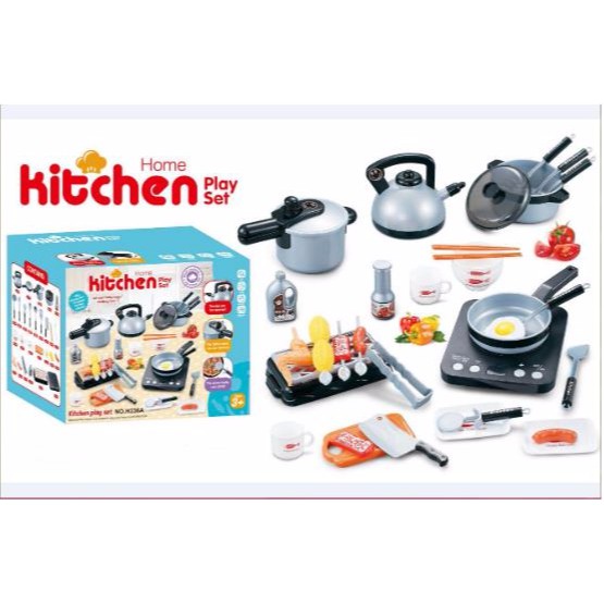 Kids tOYS Miniature Cooking Simulation Birthday Gift Pretend Play Kitchen Educational DIY Children Toy Set