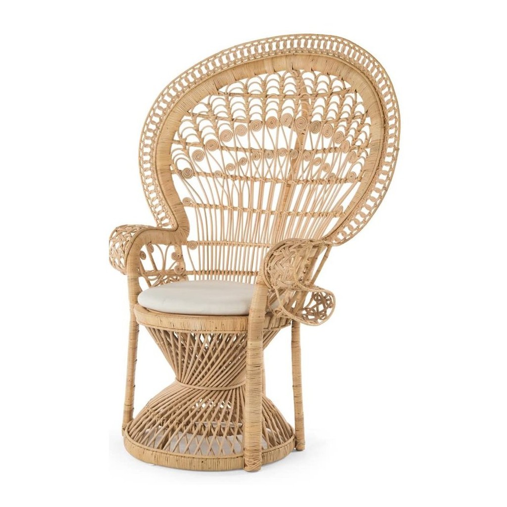 Grand Peacock rattan chair Shopee Singapore