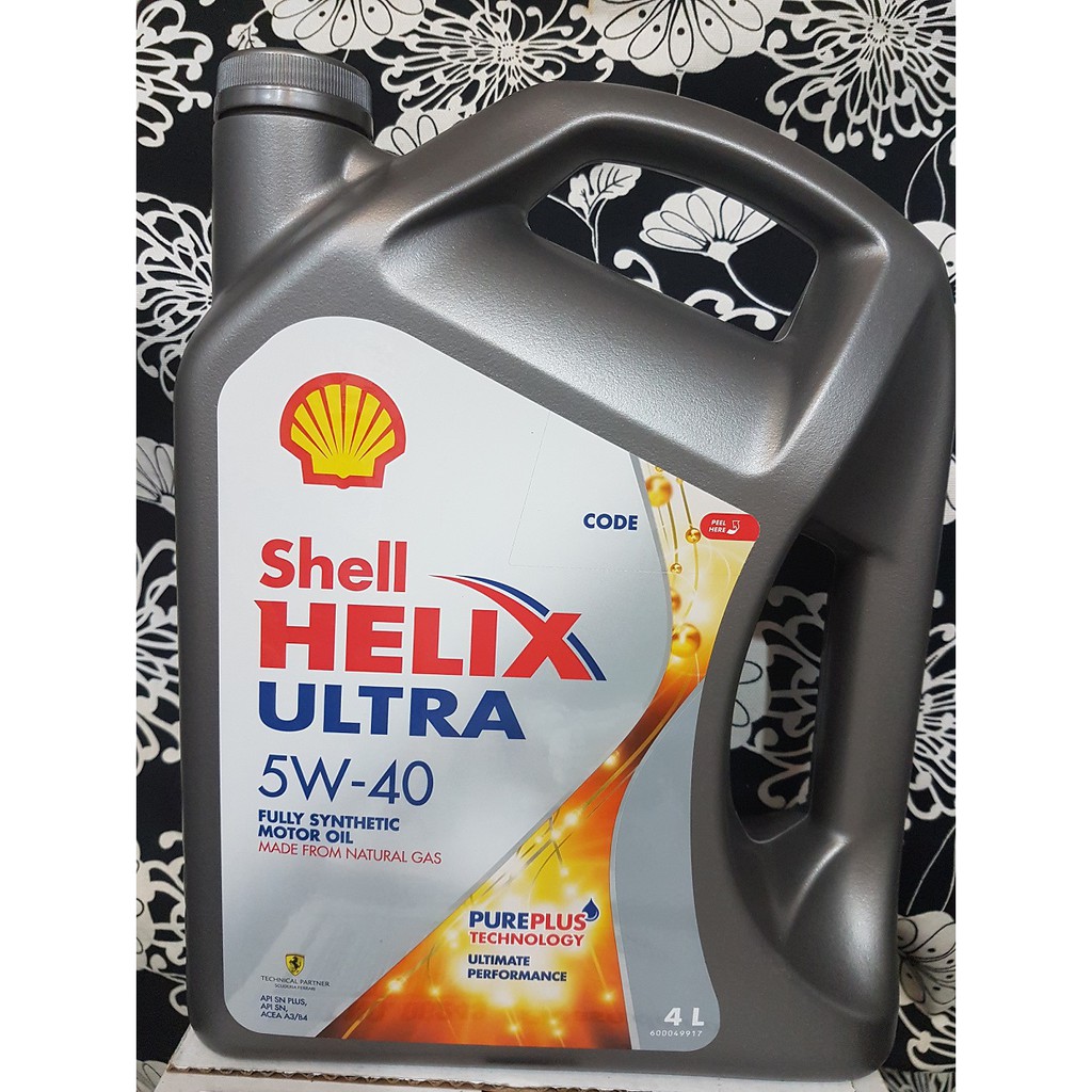 Shell Helix Ultra 5w-40 API SP Engine Oil 4L | Shopee Singapore