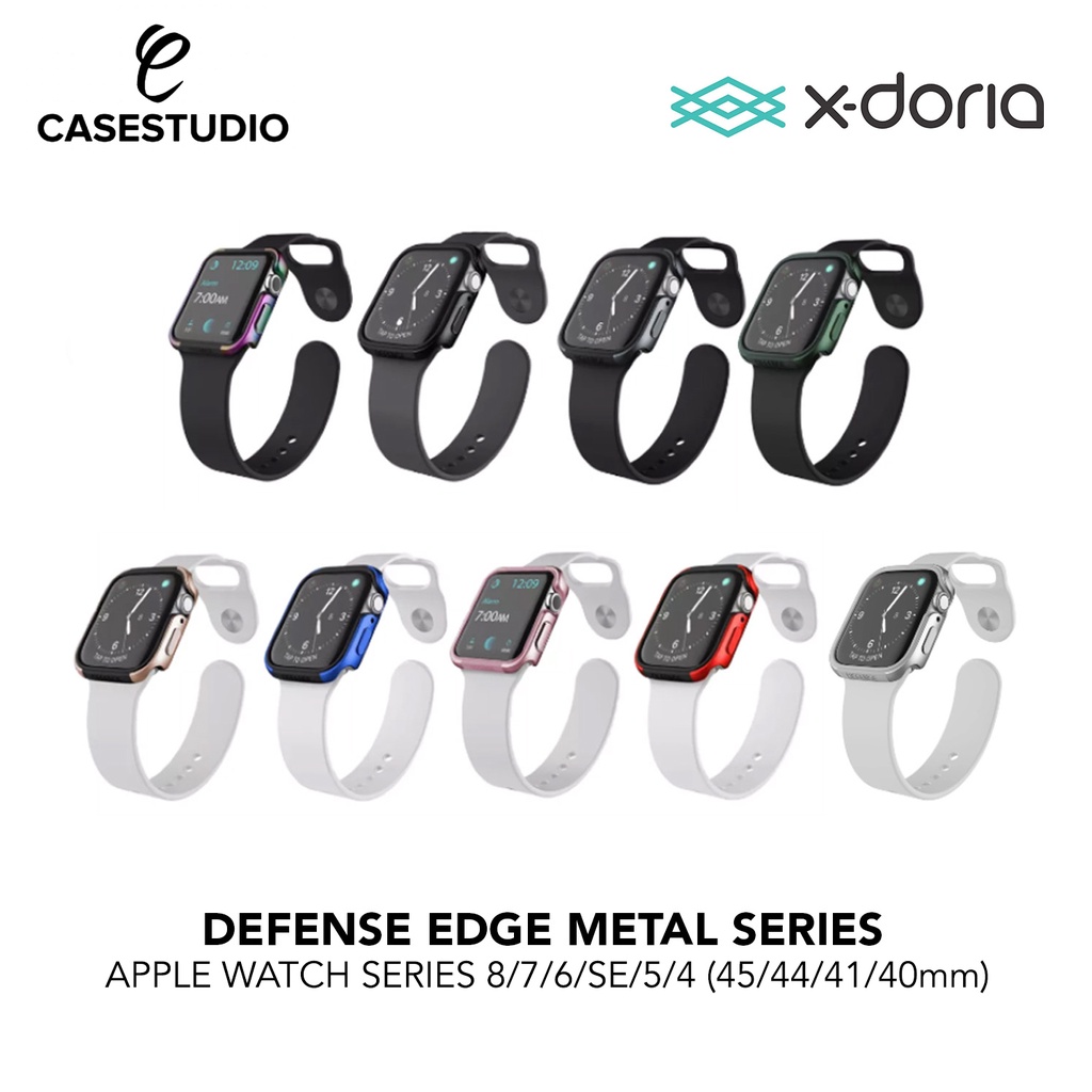 X Doria Defense Edge Metal Case For Apple Watch Series 876se54 45444140mm Shopee 4499