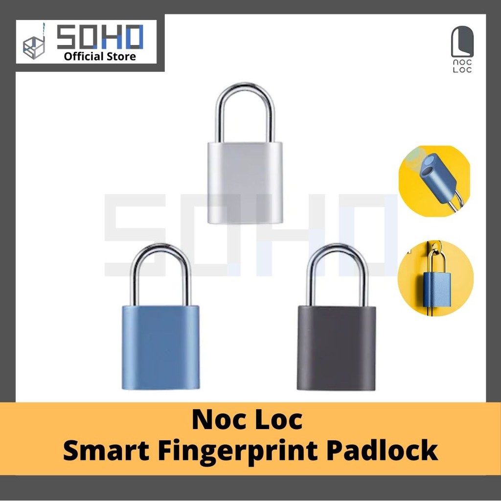Youpin Noc Loc Fingerprint Padlock Lcok Smartlock Keyless Lock ...