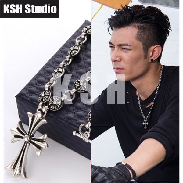 Chrome hot sale heart chain