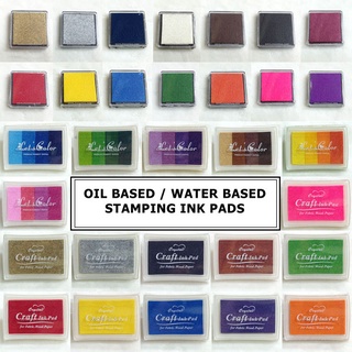 1pc Retro Color Stamp Pads Washable Ink Pads For Kids Craft Ink Stamp Pads  For Rubber Stamps Paper Scrapbooking Wood Fabric