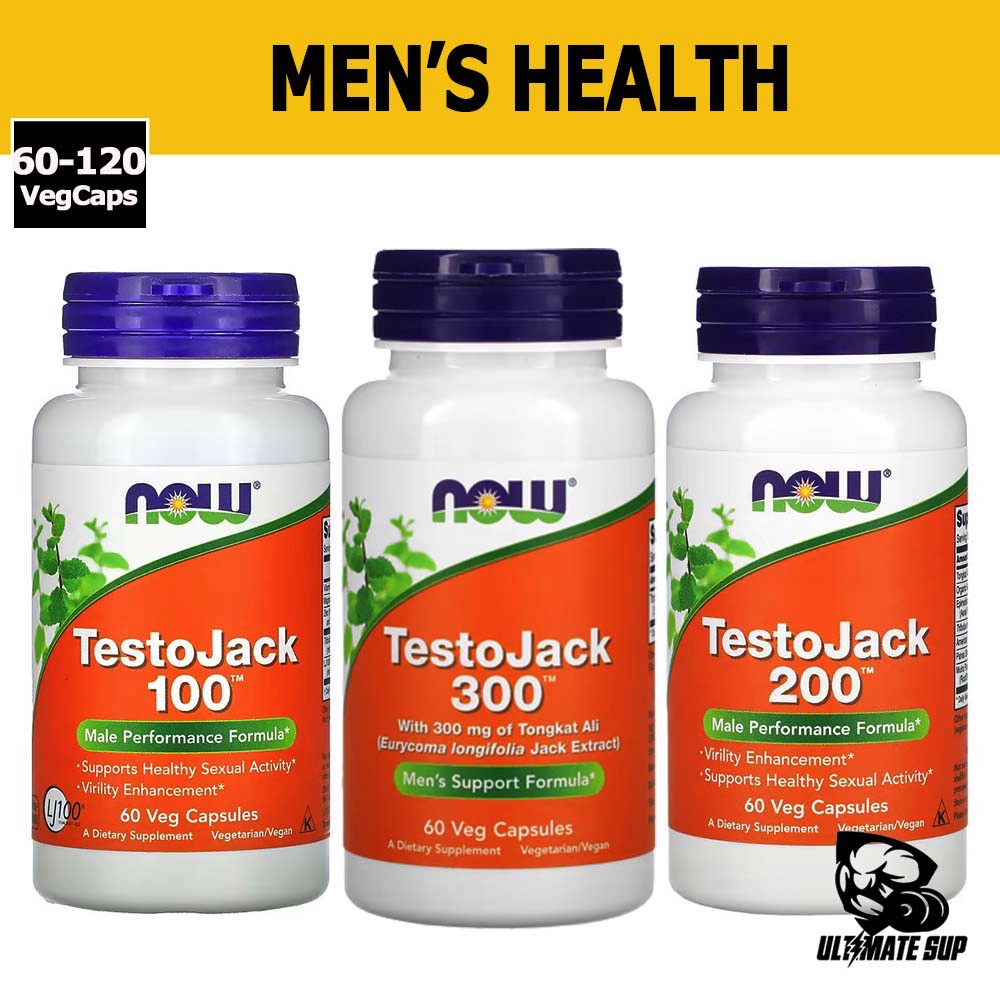Now Foods, TestoJack 200mg, Men Sexual Health Supplement, Tribulus and