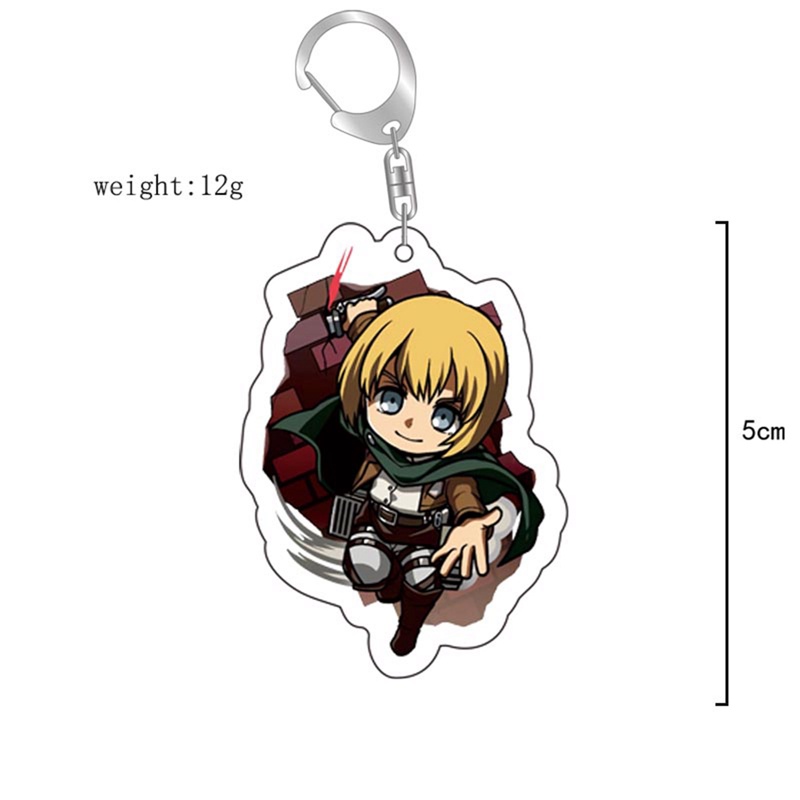 Coolsy Cartoon Anime Attack On Titan Levi Ackerman Eren Jaeger Key ...