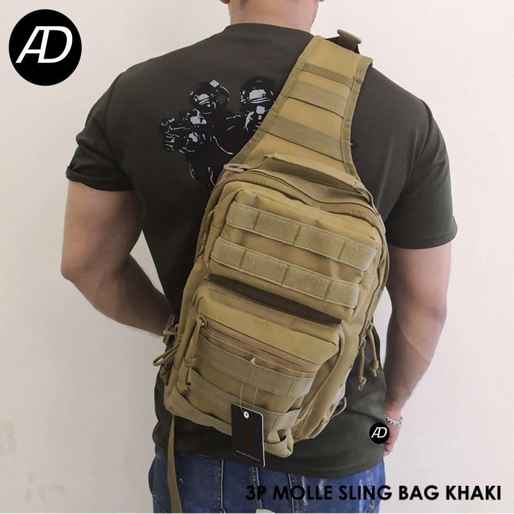 Tactical sling bag shopee hot sale