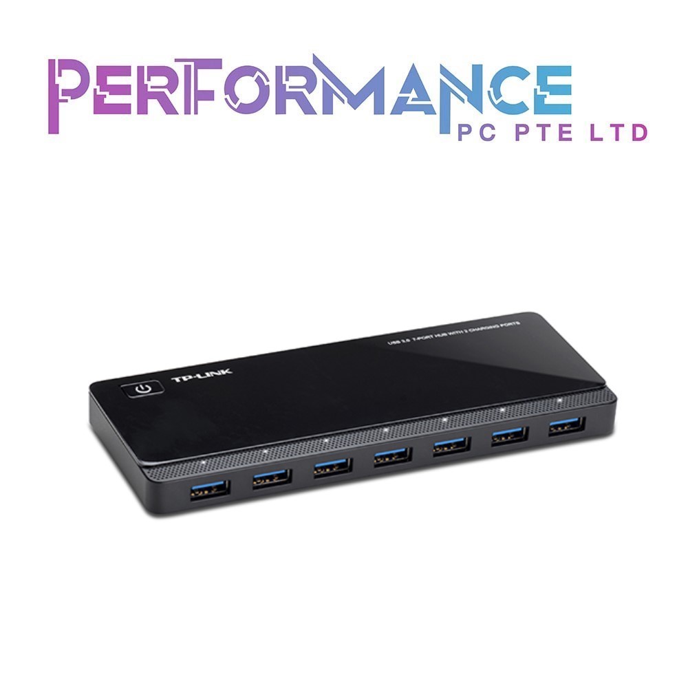TP-Link UH720 Powered USB Hub 3.0 with 7 USB 3.0 Data Ports (1 YEAR ...
