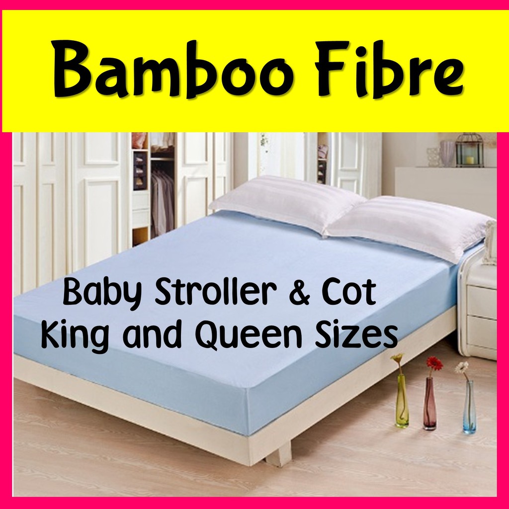 ★CHEAPEST★Single Queen King Bed FITTED SHEET★Waterproof Bedsheet★Bamboo Fiber★Mattress Protector
