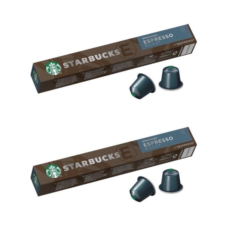 [Bundle Of 2] STARBUCKS® Espresso Roast By NESPRESSO® Coffee Capsules ...