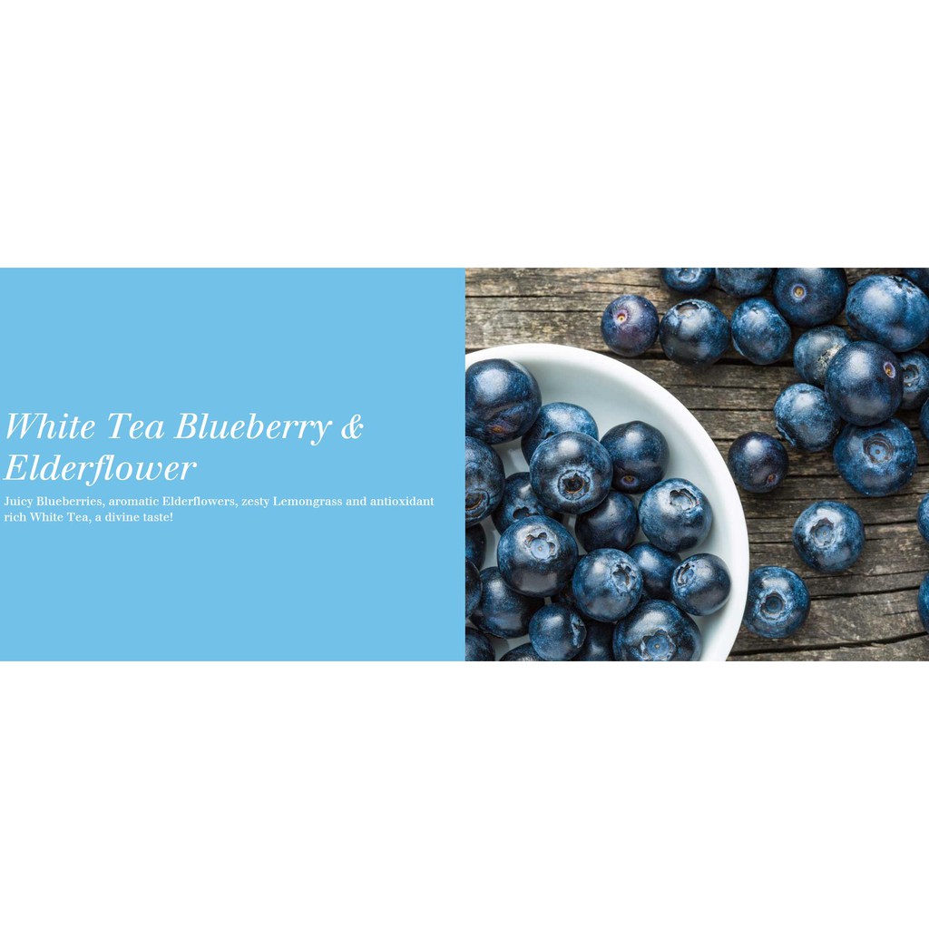 English Tea Shop White Tea, Blueberry & Elderflower Christmas Tea Coll