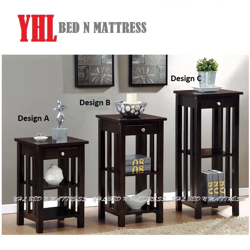YHL Wooden Multi Rack / Telephone Rack / Side Table (Free Delivery And ...