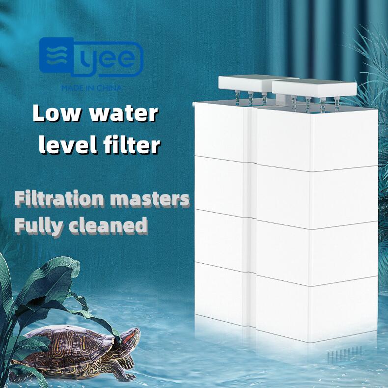 Yee low Water Level Filter Turtle Filter Fish Tank Circulation Threein