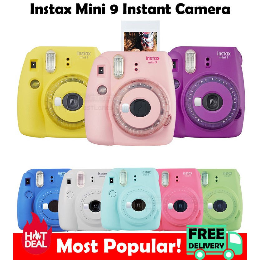 Fujifilm Instax Mini 9 Polaroid Camera Shopee Singapore