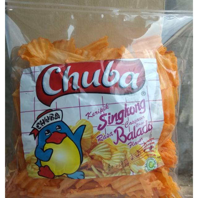 Chuba Cassava Balado Cheese 225gr Original Snack Styrofoam Repack