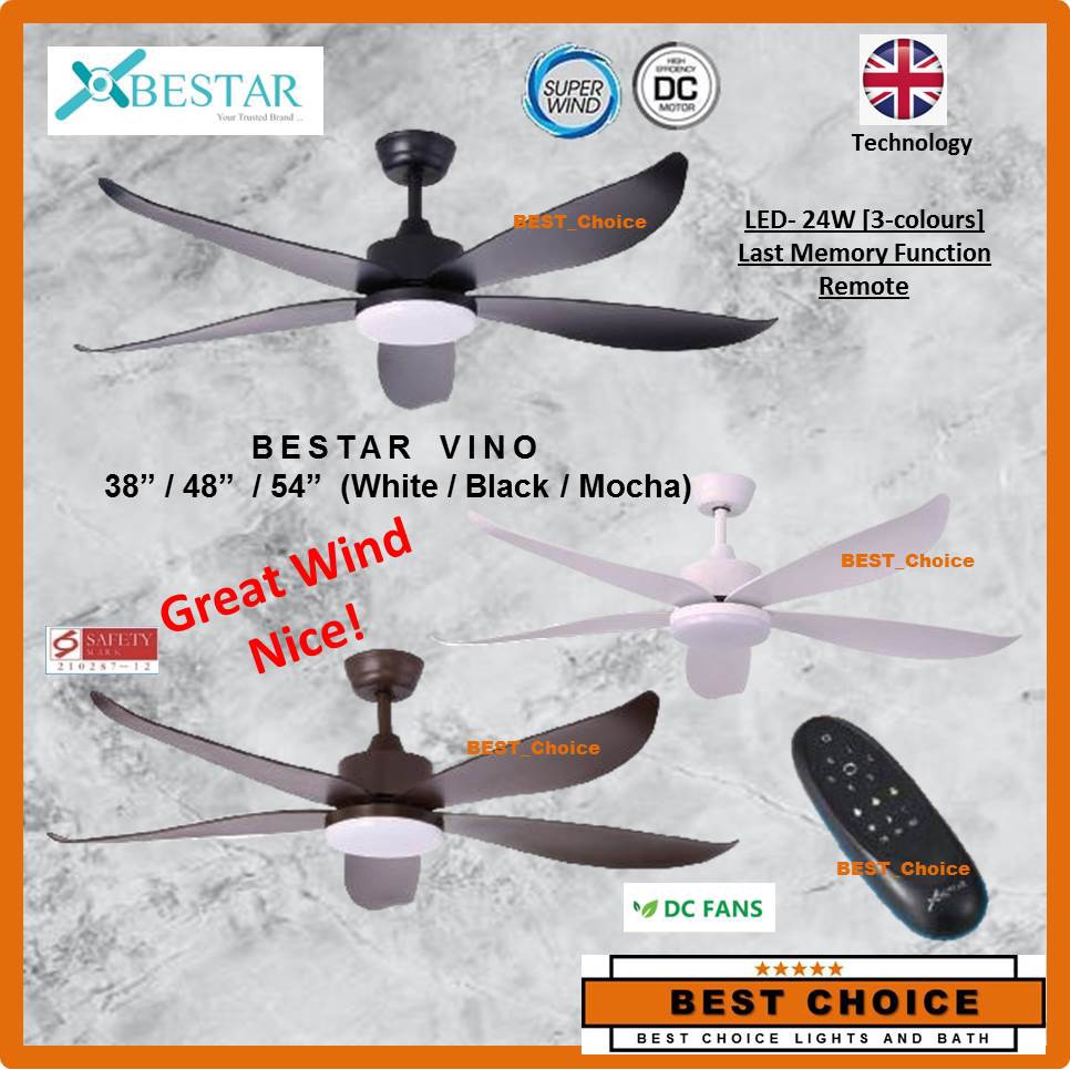 (SG60 CDC) $268 Yes Basic Install - BESTAR Smart WiFI Ceiling Fan ...