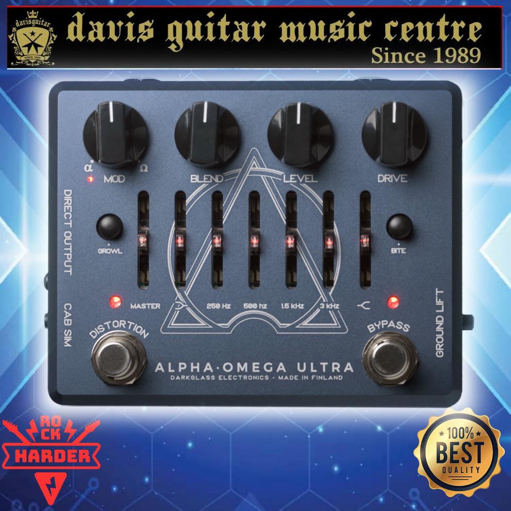 Darkglass Alpha·Omega Ultra Bass Guitar Effect Pedal