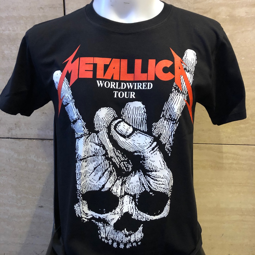 Metallica tour t shirt best sale