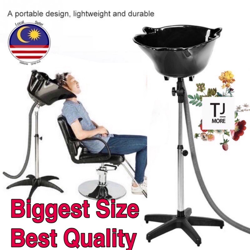 Wash Basin Mobile Hair Salon Barber Beauty Shampoo Bowl Plastic Tools Shopee Singapore