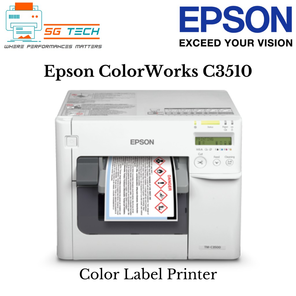 Epson Colorworks Tm C3510 Color Label Printer Tmc3510 C3510 Shopee Singapore 2270