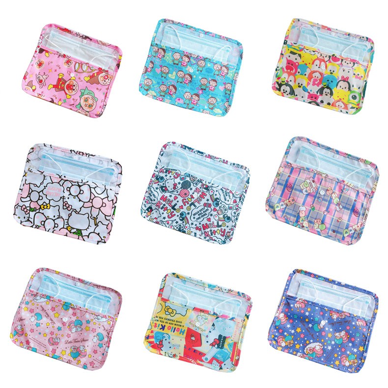 New Mask Storage Bag Waterproof Mask Pouches Organizer Cute Pretty ...