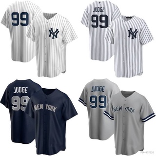 Aaron Judge #99 NY Yankees New York Stripe Baseball Grey or White Jersey