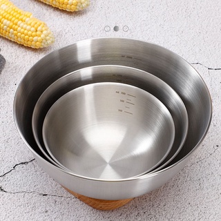 5 Pcs Mixing Bowl,stainless Steel Salad Bowl With Airtight Lid&non