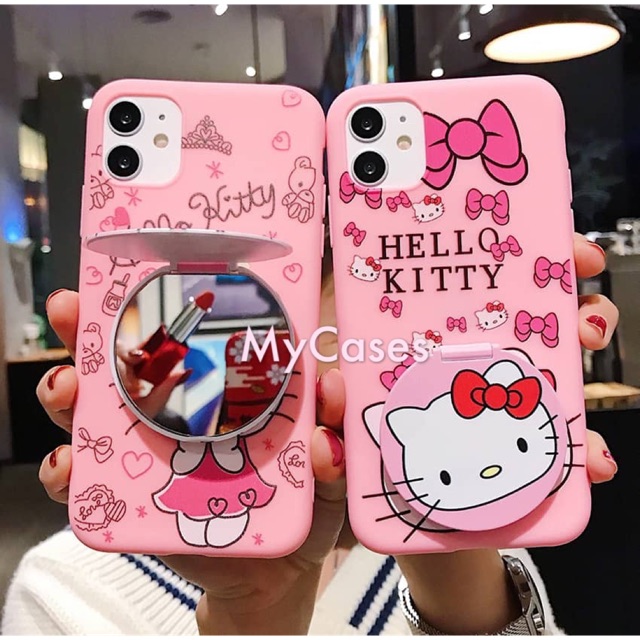 Realme C11 2020 5 5i 5s 6i C3 C1 2 Pro Kitty Mirror Case | Shopee Singapore