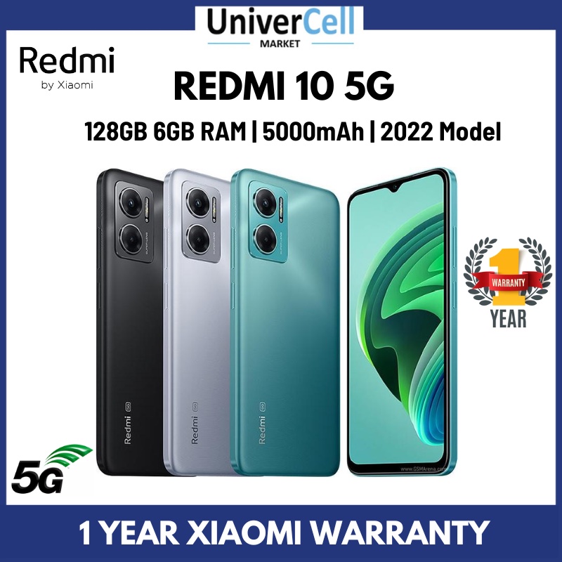 Redmi 10 5g 6gb128gb Local Set 1 Year Xiaomi Warranty 5000mah Battery 18w Fast Charging 0704