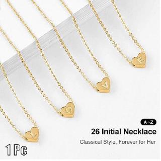 Heart Pendant Initial Necklaces, 14K Gold Filled Heart Initial Necklaces  for Teen Girls Women, Dainty Letter Necklace for Women Kids Girls Jewelry  Cute Heart - China Jewelry and Jewelry Necklace for Women
