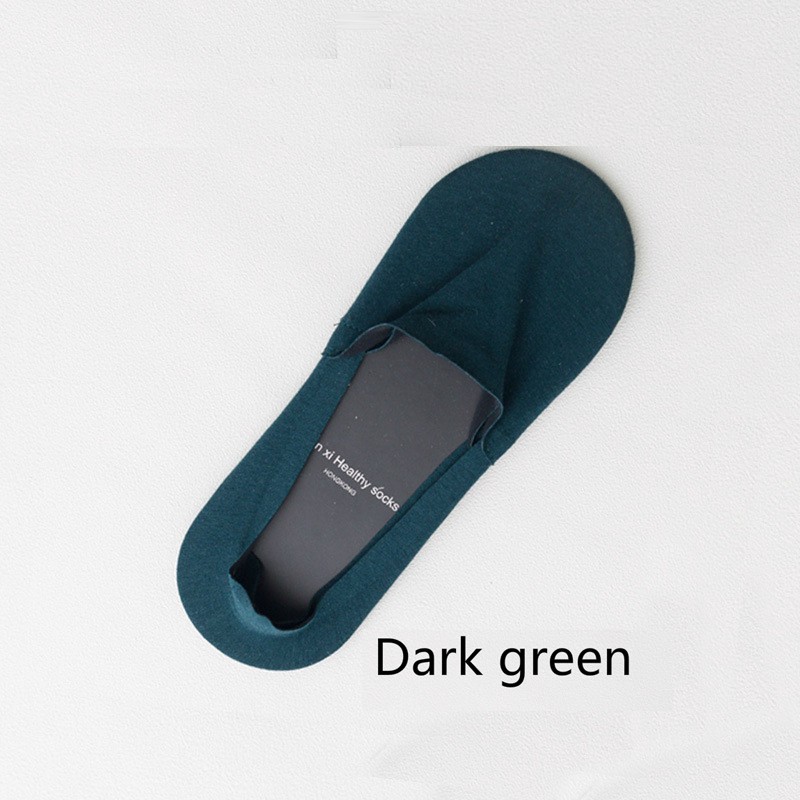Men's 100 Cotton NonSlip No Show Liner Socks For EU Size 3945
