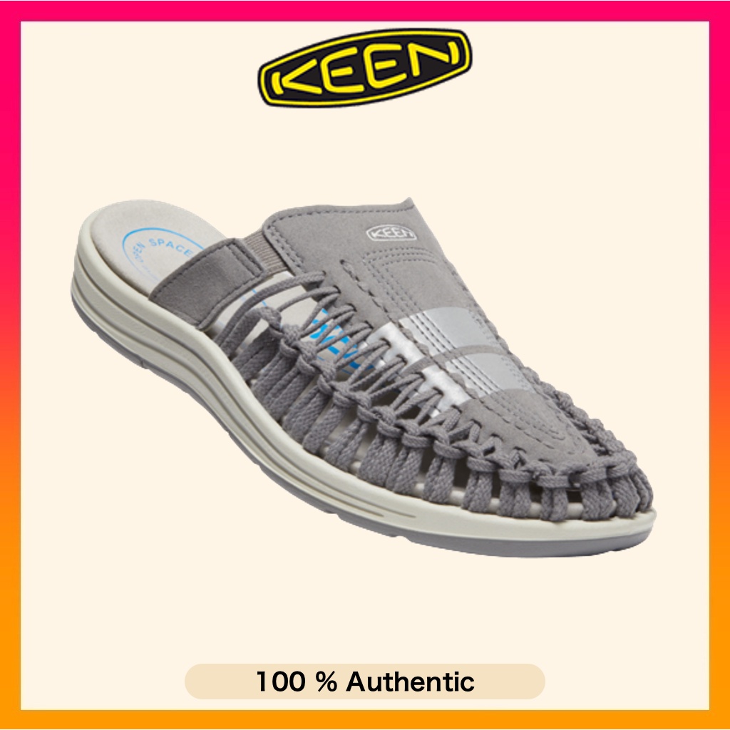 [KEEN X RFW Collaboration] Keen Uneek II Gray Strap Men's Slippers