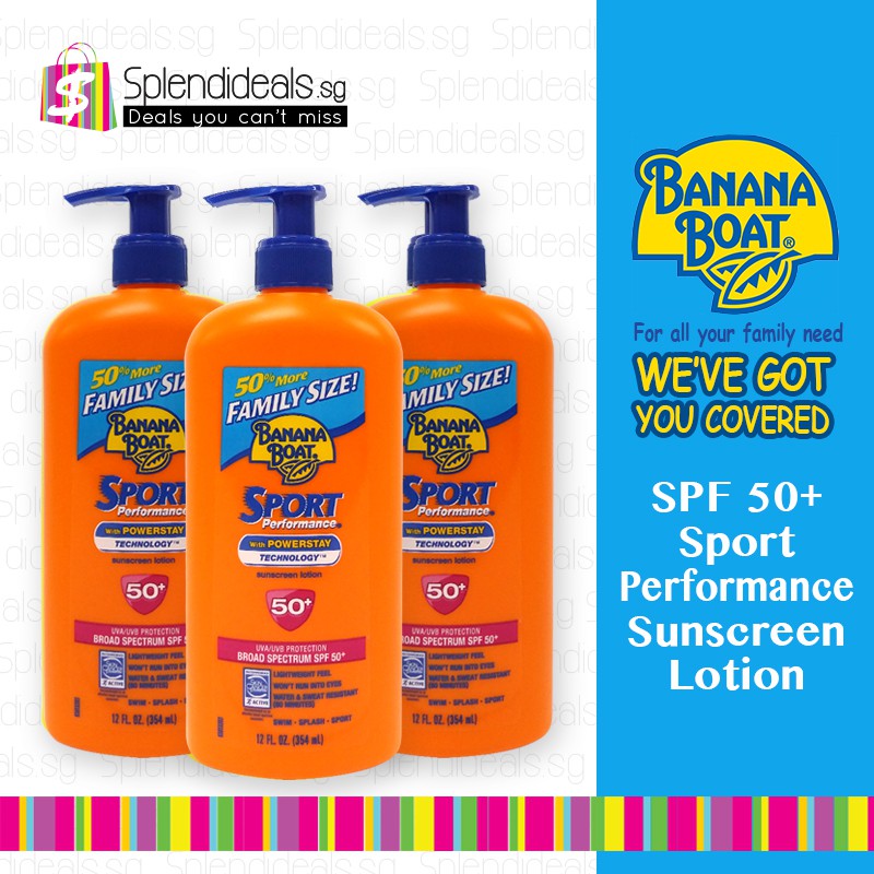 (BEST OFFER) BANANA BOAT SUN SCREEN Sports Performance Sunscreen Lotion