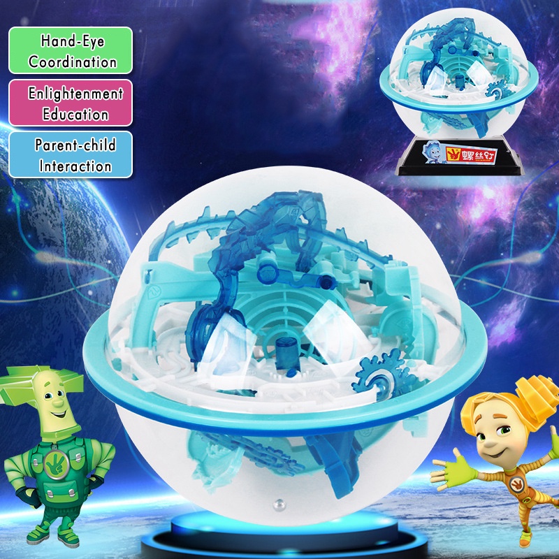 3D maze Labyrinth ball Intelligence ball 100 off 3D stereo labyrinth ...