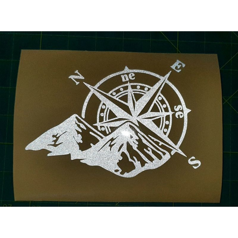 STICKER DAKAR COMPASS,STICKER KOMPAS,BOX STICKER,STICKER MOTORSIKAL ...