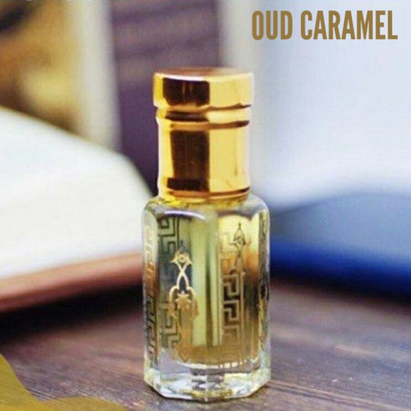 6ml Oud Caramel Knight Satin Minyak Wangi Gaharu Cambodi Attar Arabian