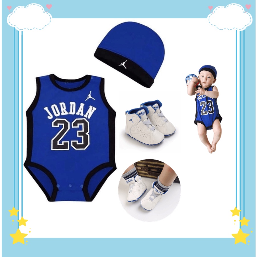 Newborn on sale jordan onesies