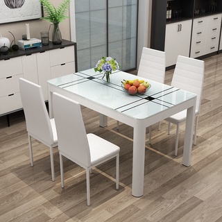 HOT SALE Dining Table Set 4 6 Seaters Dining Chair Rectangular