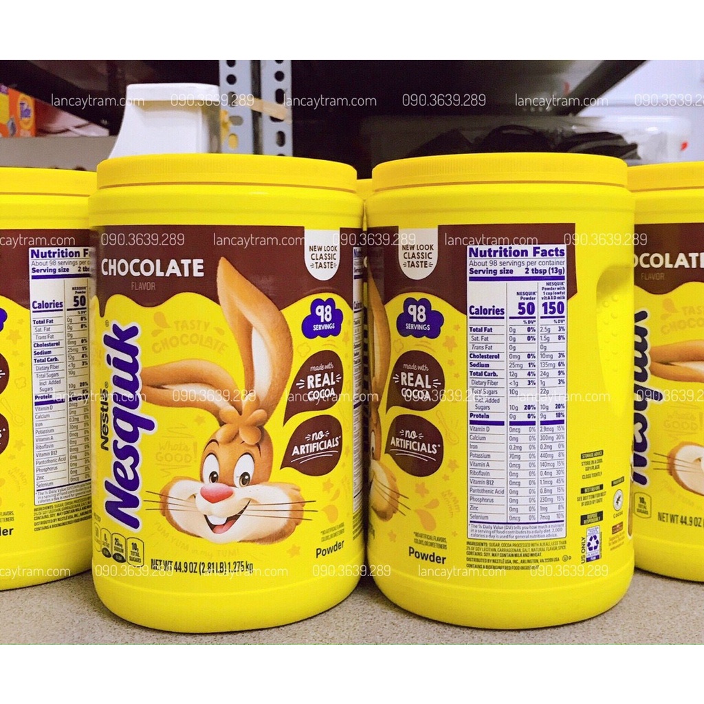 Nestle Nesquik Chocolate Delicious Chocolate Milk Powder 1.275Kg
