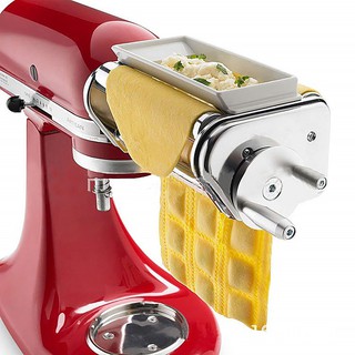  Pasta Maker Attachment for Kitchenaid Mixers with Pasta Drying  Rack, AMZCHEF 3 in 1 Set of Kitchen aid Pasta Maker Accessories, Included  Cleaning Brush: Home & Kitchen