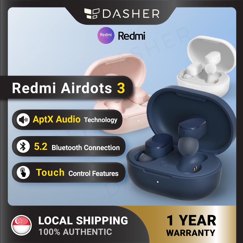 LATEST MODEL】 Redmi Airdots TWS Bluetooth Mi True Wireless