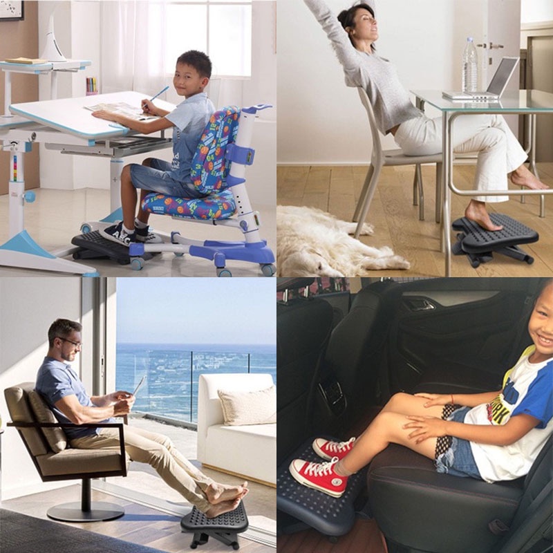 Desiny Ergonomic Foot Rest Enhance Posture Trolley Foot Massage Six ...