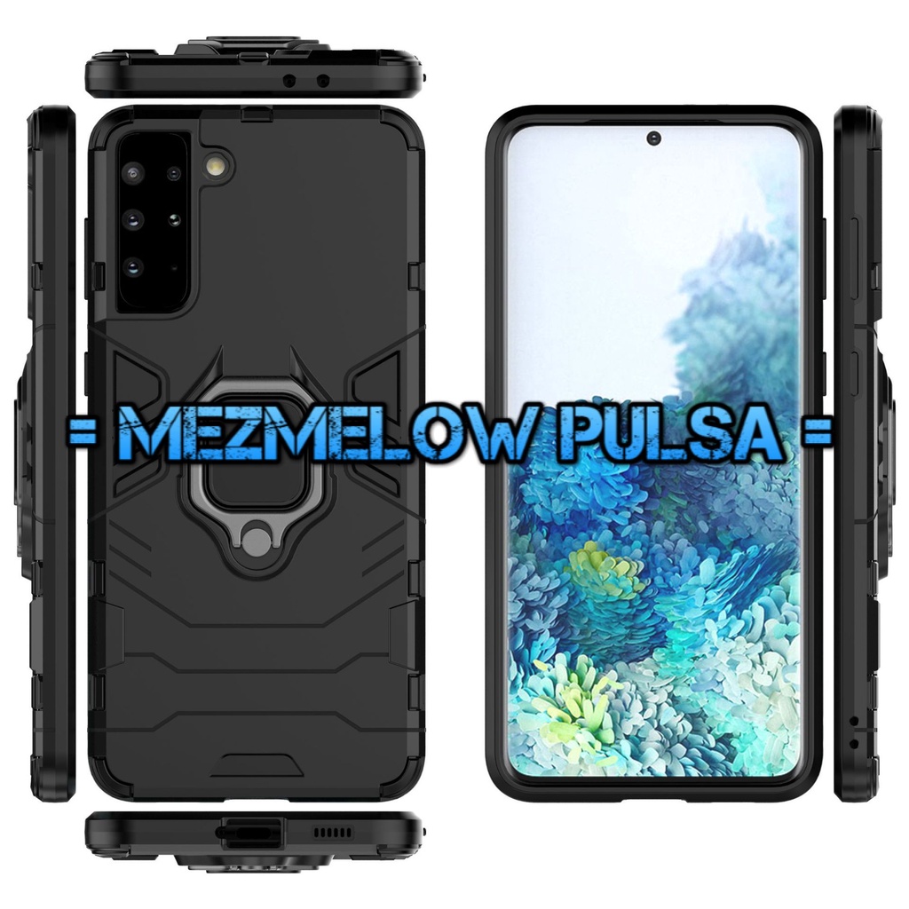 Hard Case Ring Magnet Stand Case Armor Case Hardcase SAMSUNG S21 ULTRA 5G - Gambar 2