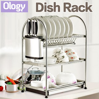 All in One Over Sink Dish Drying Rack 201 Stainless Steel Drainer Kitchen  Organization Storage Shelf Dish Dryer Rack Utensils Holder Countertop  (Non-telescopic) - China Over Sink Dish Drianer and Counter Top