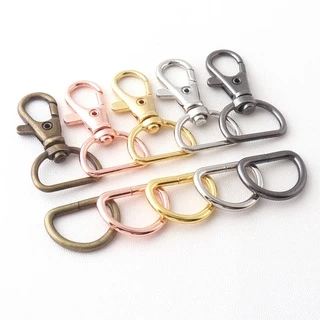 100PCS Gold Swivel Clasps Lanyard Snap Hooks with Key Rings, Key Chain Clip  Hooks Lobster Claw Clasps for Keychains Jewelry DIY Crafts : :  Home